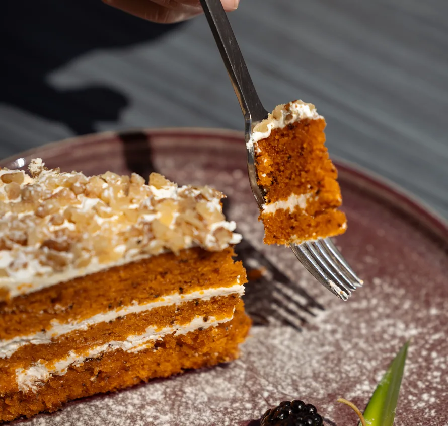 Homemade cake at Breeze
