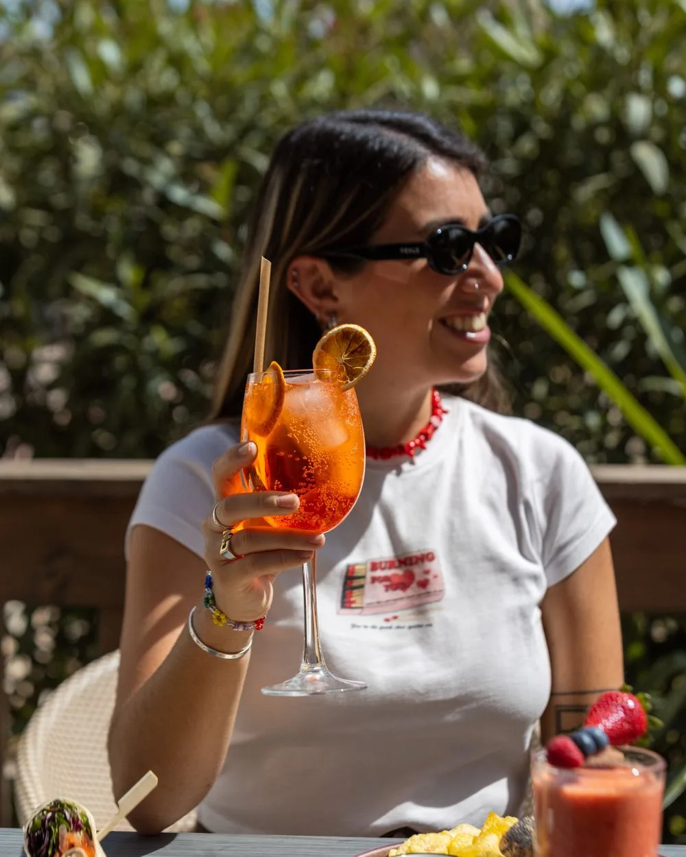 Aperol spritz at Breeze