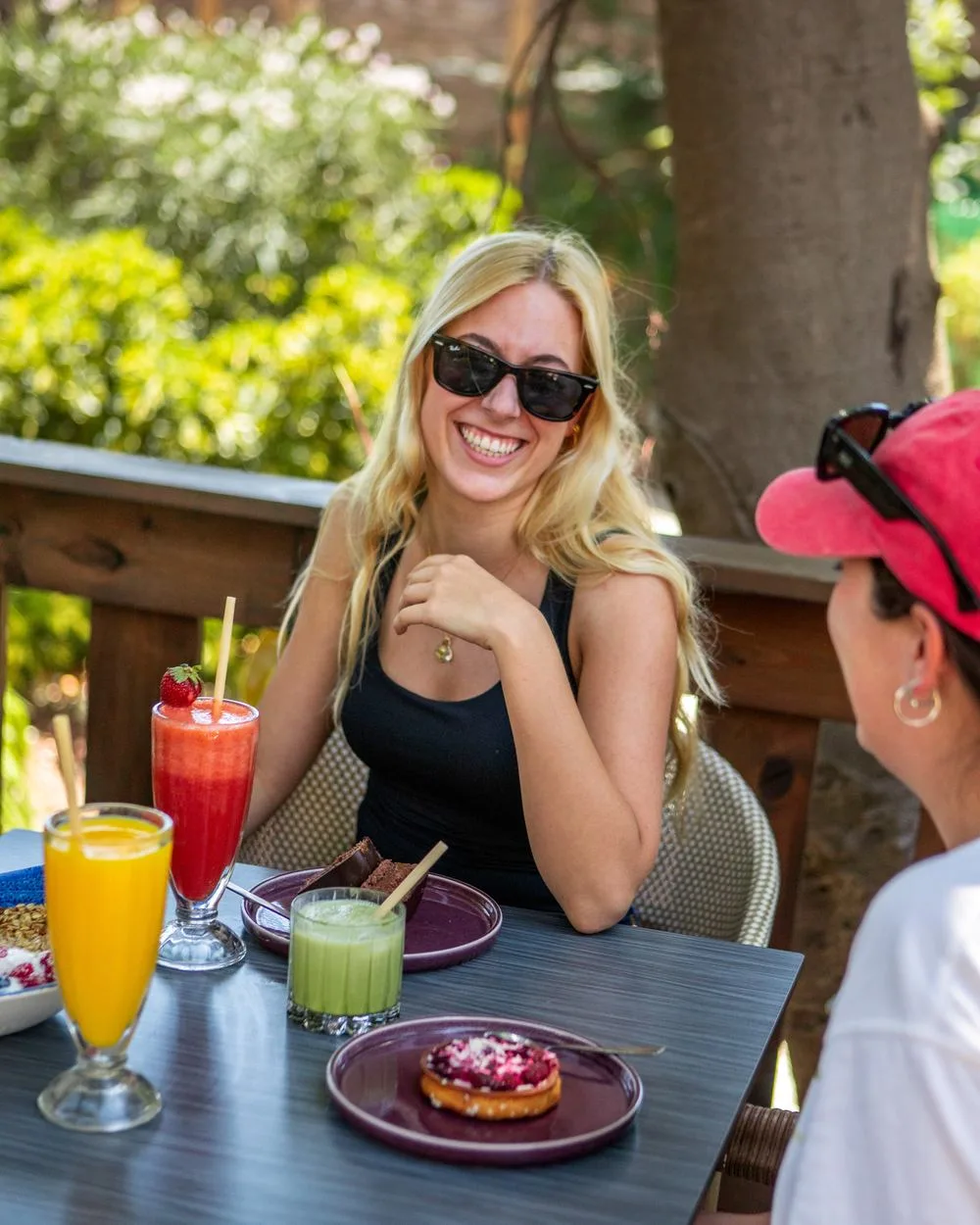 People enjoying brunch at Breeze